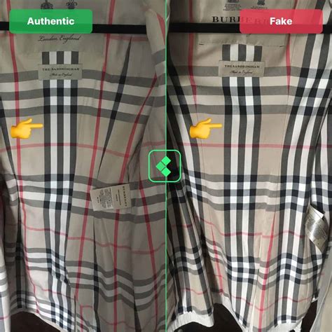 burberry coat fake or real|how to check burberry authenticity.